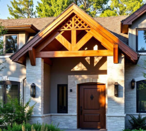 Enhancing Home Exteriors with Stylish Cedar Gable Accents