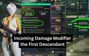 Incoming Damage Modifier the First Descendant