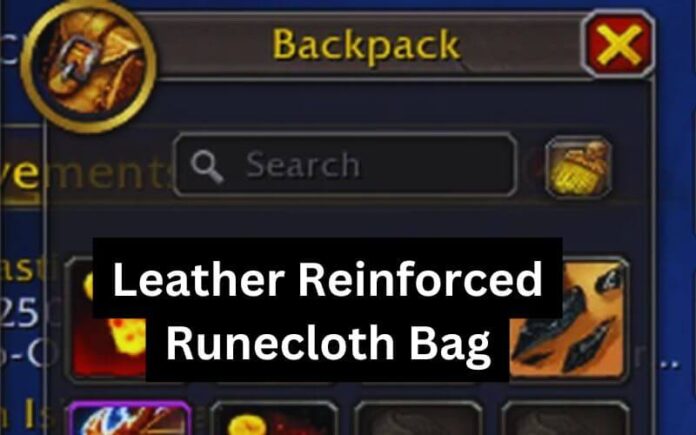 Leather Reinforced Runecloth Bags